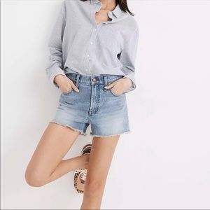 Madewell Light Blue Denim Jean Shorts